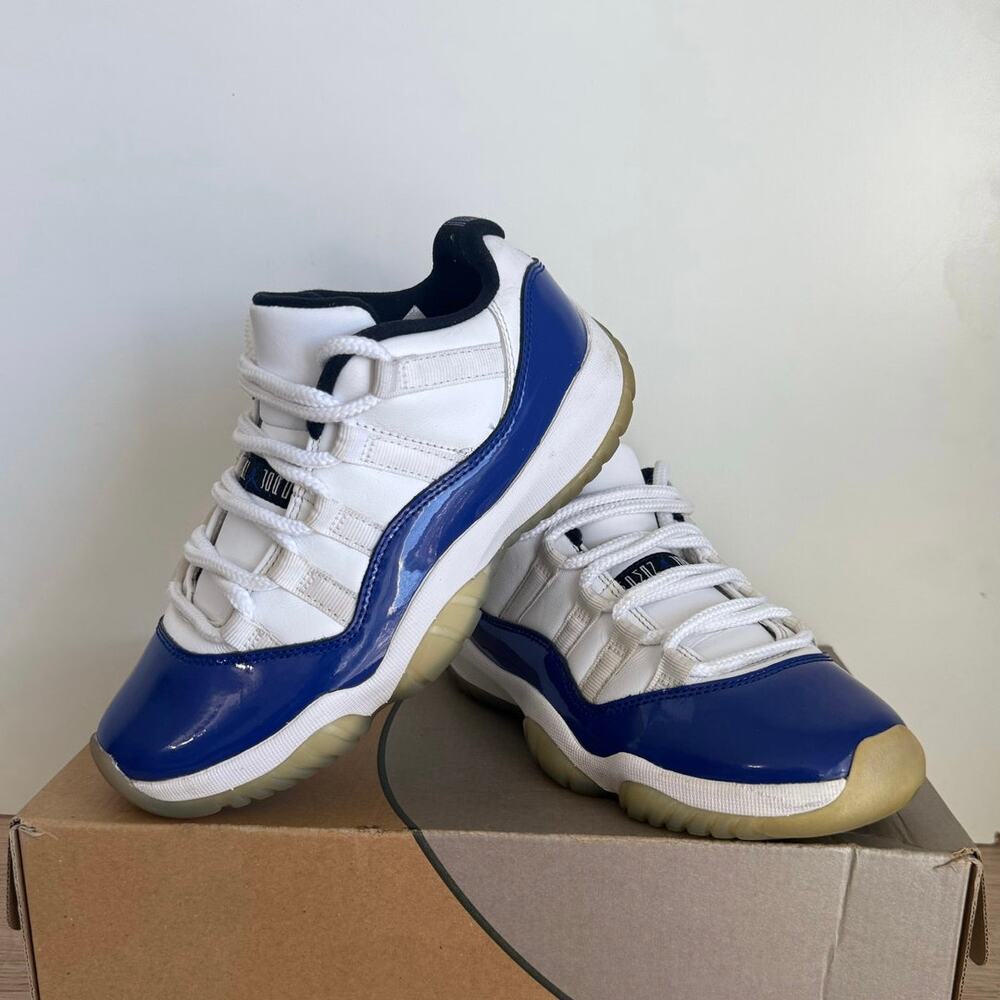 Nike Air Jordan 11 Low Retro ‘Concord Sketch’ Women Sneakers - SZ 6
